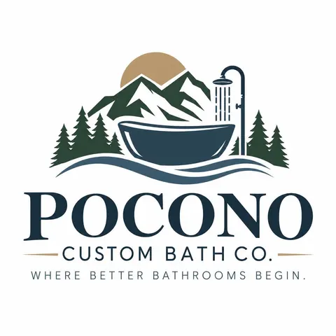 Pocono Custom Bath logo